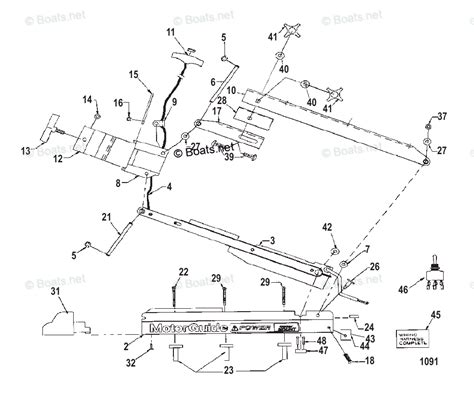 motorguide mounting bracket parts|motorguide parts diagram.